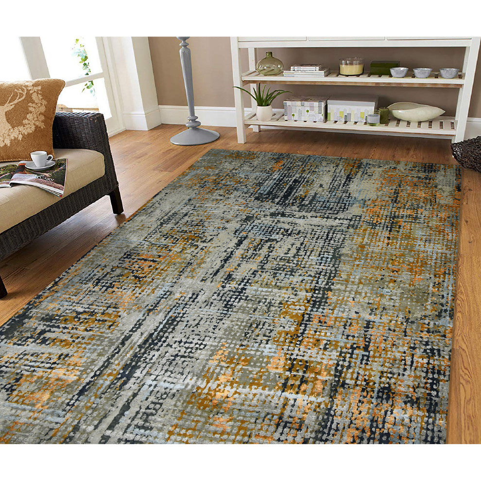Serena Garland Area Rug, Orange, 10' x 14', Abstract