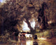 Christian Friedrich Mali Cattle Watering - 20" x 25" Premium Canvas Print