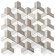 Dimensions 3D Block Mosaic Tile, 12"x12", Set of 10