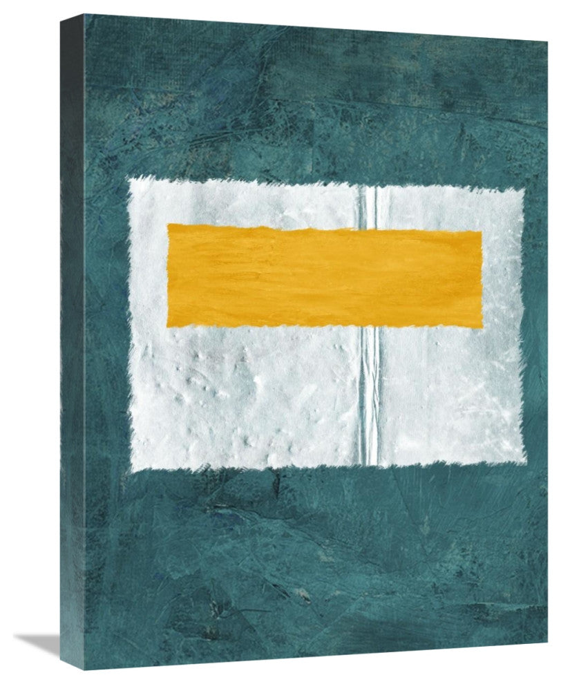 "Green And Yellow Abstract Theme 4" Fine Art Print