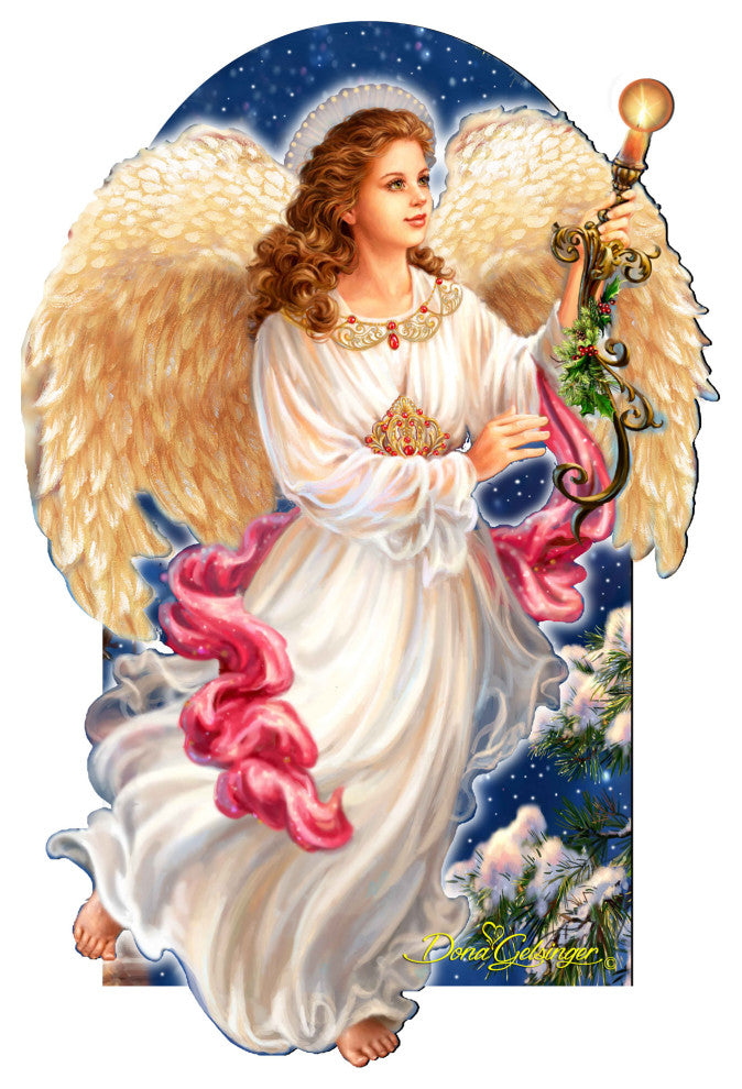 Angel of the Light Wall and Door Hanger by Dona Gelsinger