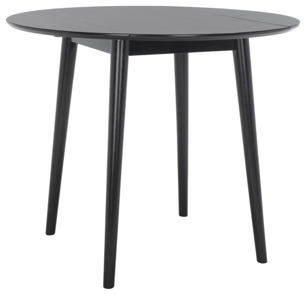 Safavieh Lovell Folding Round Dining Table, Black