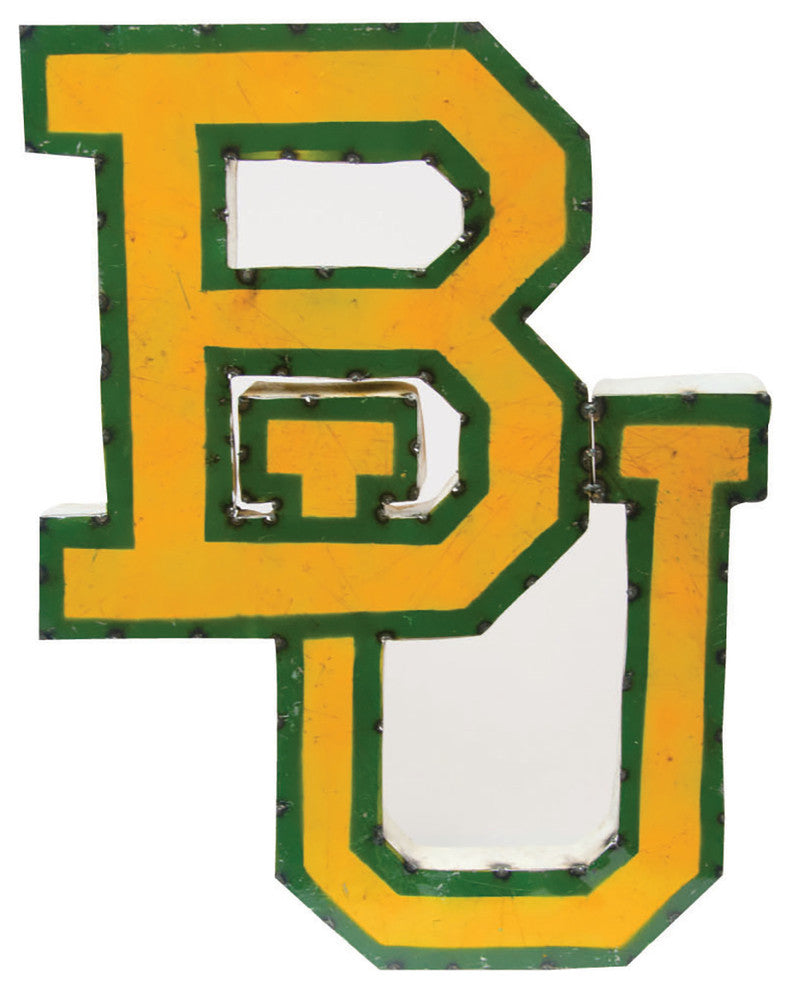 Baylor Bears Bu Recycled Wall Decor