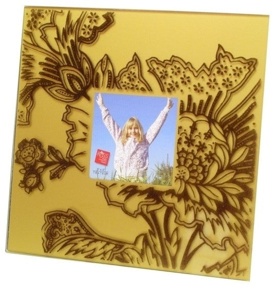 Velvet Square Frame, Gold
