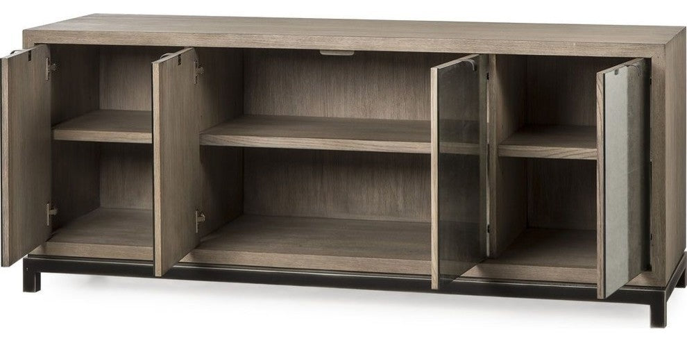 Resource Decor Miguel Credenza, Rustic Oak