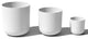 Veradek Mason Series Kona Planter Set of 3 Cluster, White