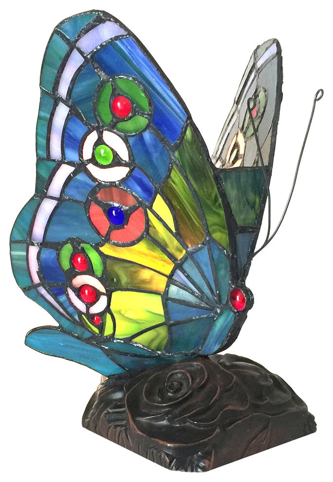 Kacy 1  1-Light Butterfly Accent Table Lamp 10"