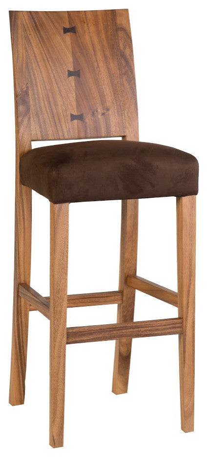 Origins Bar Stool, Chamcha Wood, Natural