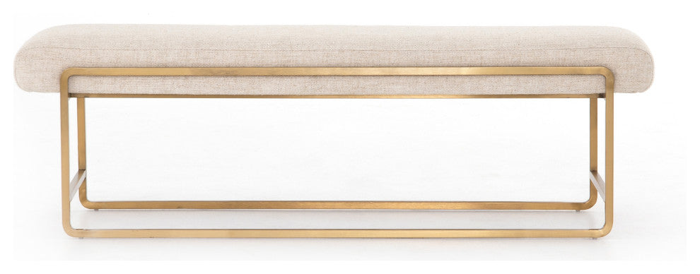 Sled Bench-Thames Cream