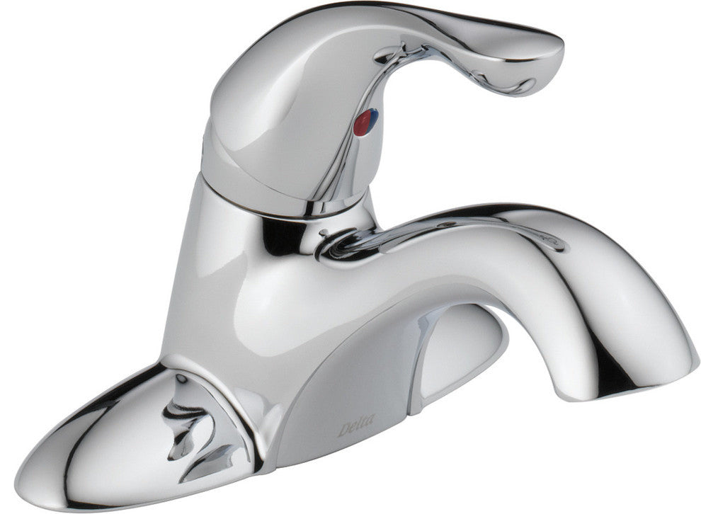 Delta Classic Single Handle Centerset Bathroom Faucet, Chrome, 501LF-WF