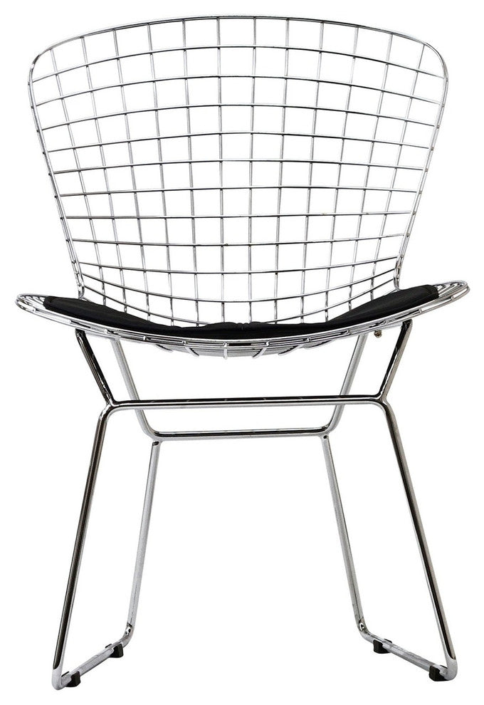 Modern Contemporary Kitchen Dining Side Chair Black