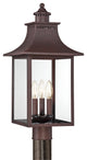 Chancellor 3-Light Outdoor Lantern, Copper Bronze