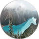 Beautiful Petyo Lake Panorama, Landscape Round Wall Art, 36"