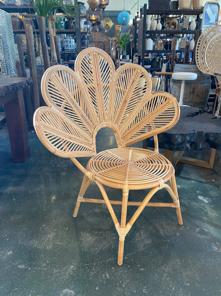 Bamboo Flower Chair