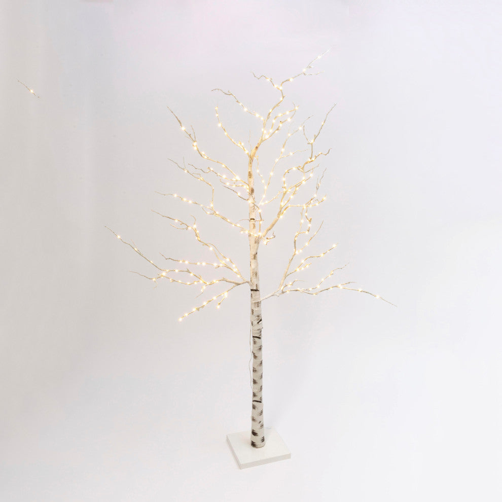 82.67" Lighted Birch Tree, 250 WW LED Lights