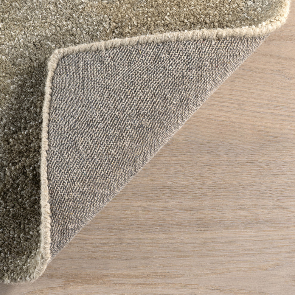 Siwalik Wool Area Rug, Beige 8'x10'