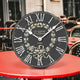 Vintage-Style French Bistro Clock, 12 Inch Diameter
