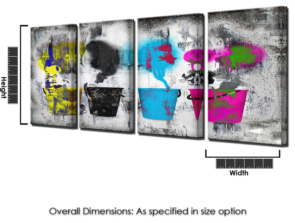 INKD VI Canvas Art, 4-Piece Set