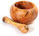 Handmade Olive Wood Pestle and Mortar, 5.5"