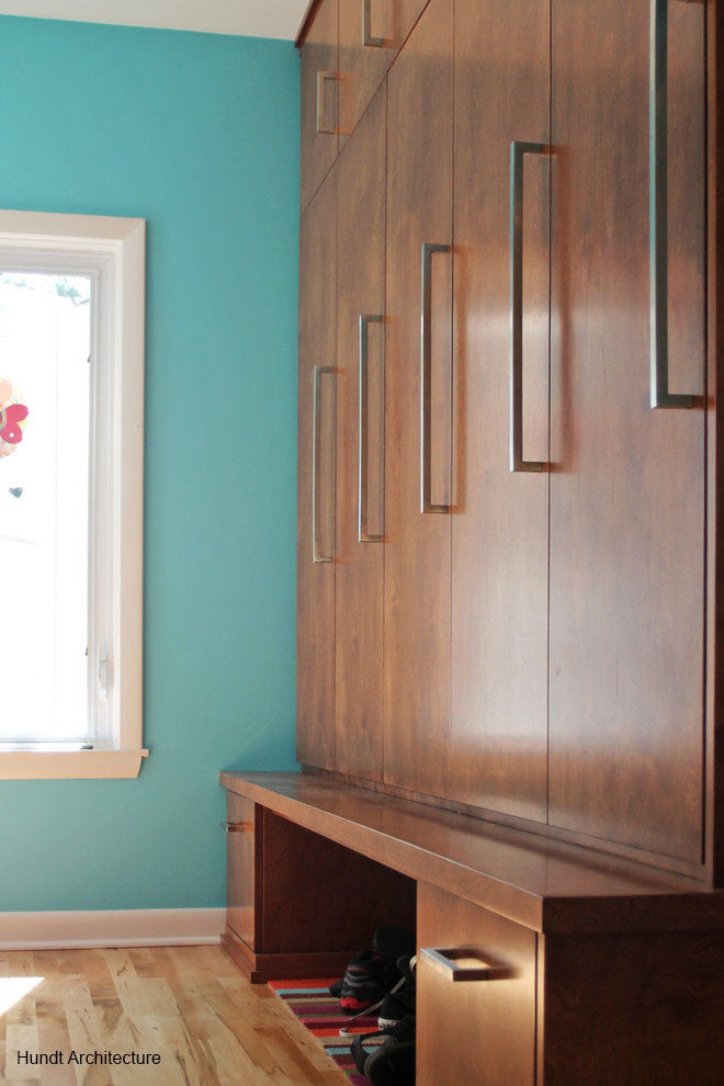 Celeste Square Bar Pull Cabinet Handle Polished Chrome Stainless 12mm, 24"