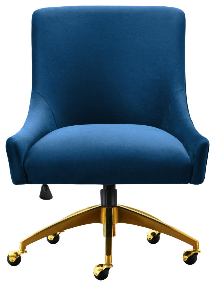 Beatrix Navy Office Swivel Chair - Navy