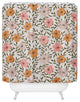 Deny Designs Emanuela Carratoni 70S Floral Theme Shower Curtain