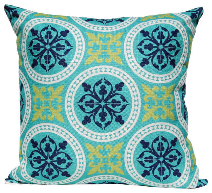 Fleur de Lis Circles Pillow