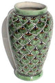 Peacock Mermaid Talavera Flower Vase