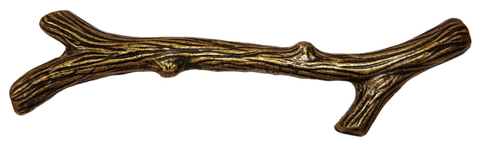 Large Twig Pull, Brass