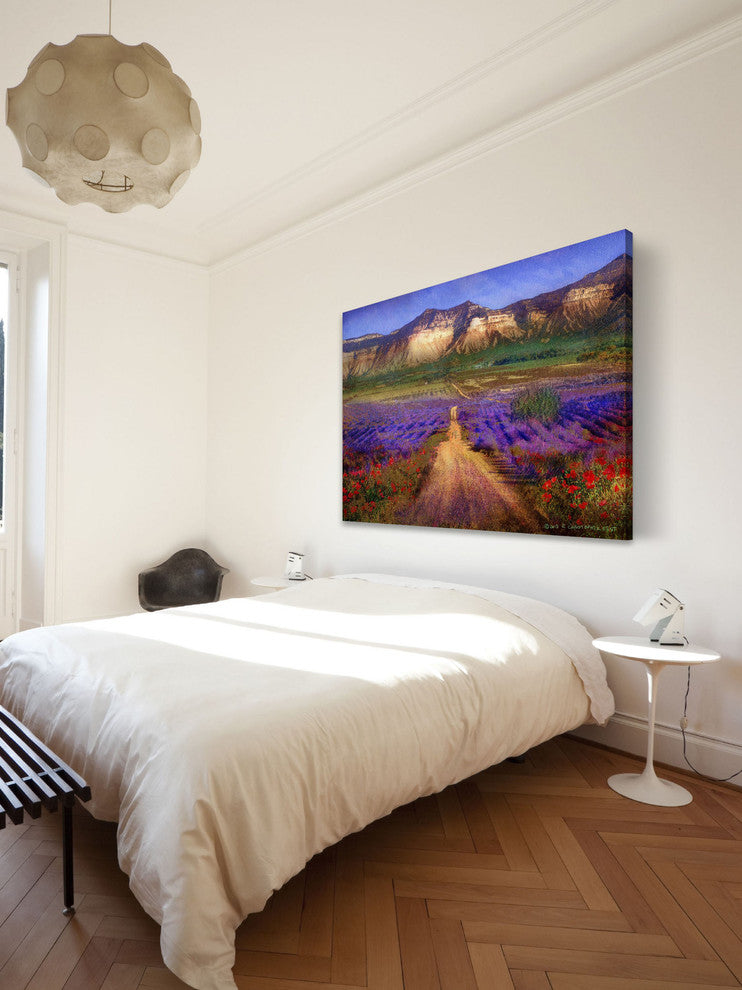 "Bountiful Valley" Painting Print on Canvas by Chris Vest