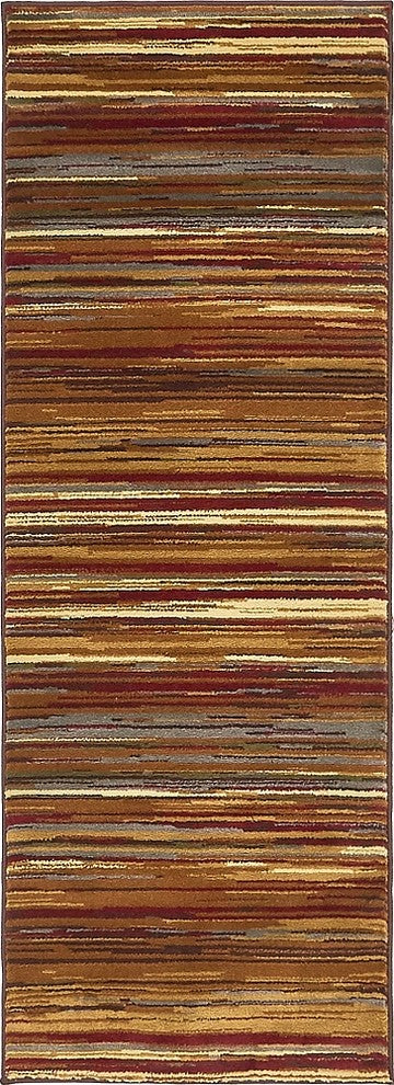 Unique Loom Beige Barista Icatu 2' 2 x 6' 0 Runner Rug
