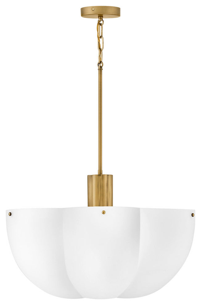Hinkley Becca Medium Chandelier, Heritage Brass