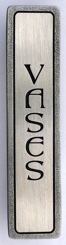 "VASES" Pull Antique Pewter (Vertical)
