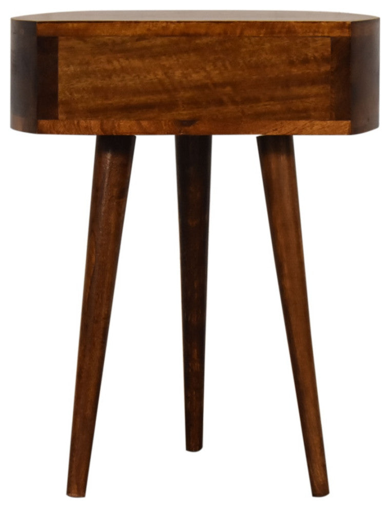 Chestnut Semi Circle Nightstand