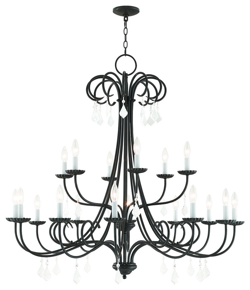Livex Lighting Daphne Light Foyer Chandelier, English Bronze