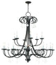 Livex Lighting Daphne Light Foyer Chandelier, English Bronze