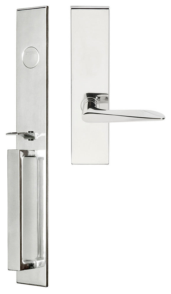 Ecco Lever, Mortise Dummy Handleset, Right Hand, Polished Stainless Steel