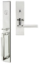 Sequoia Lever, Mortise Entry Handleset, RHR, Polished Stainless Steel