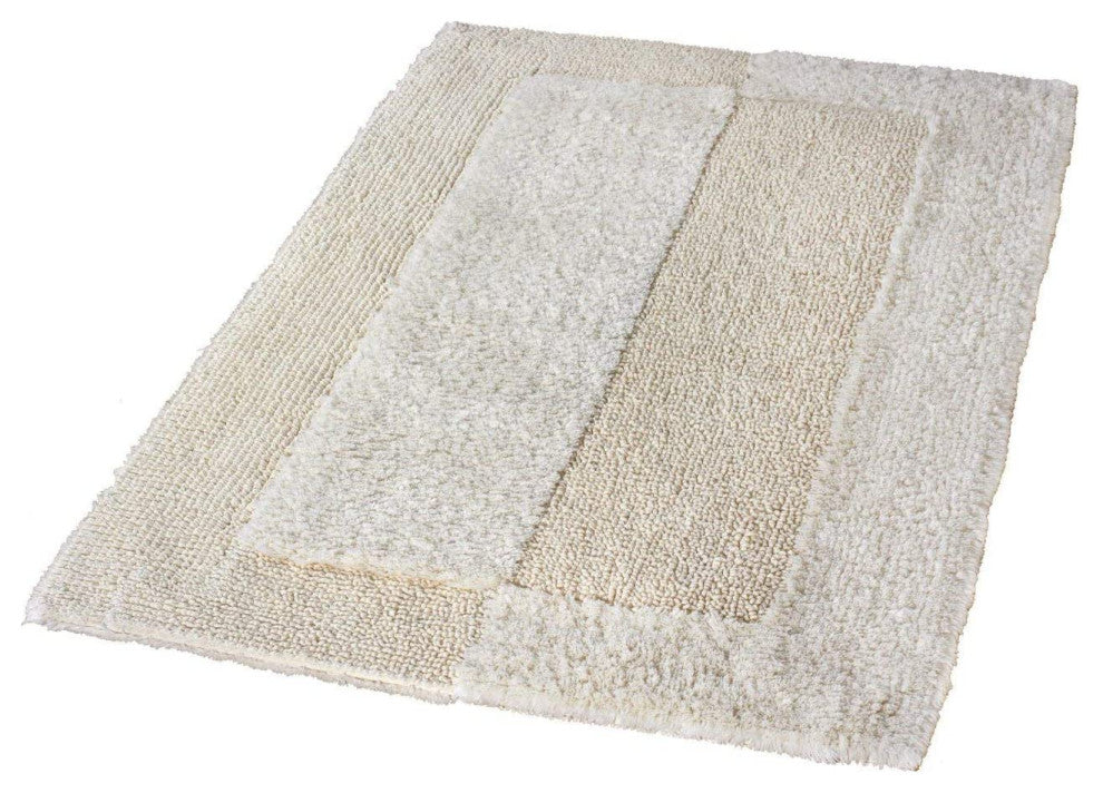 Nature Thick Plush Reversible Cotton Bathroom Rug, Havanna, Extra Large 2