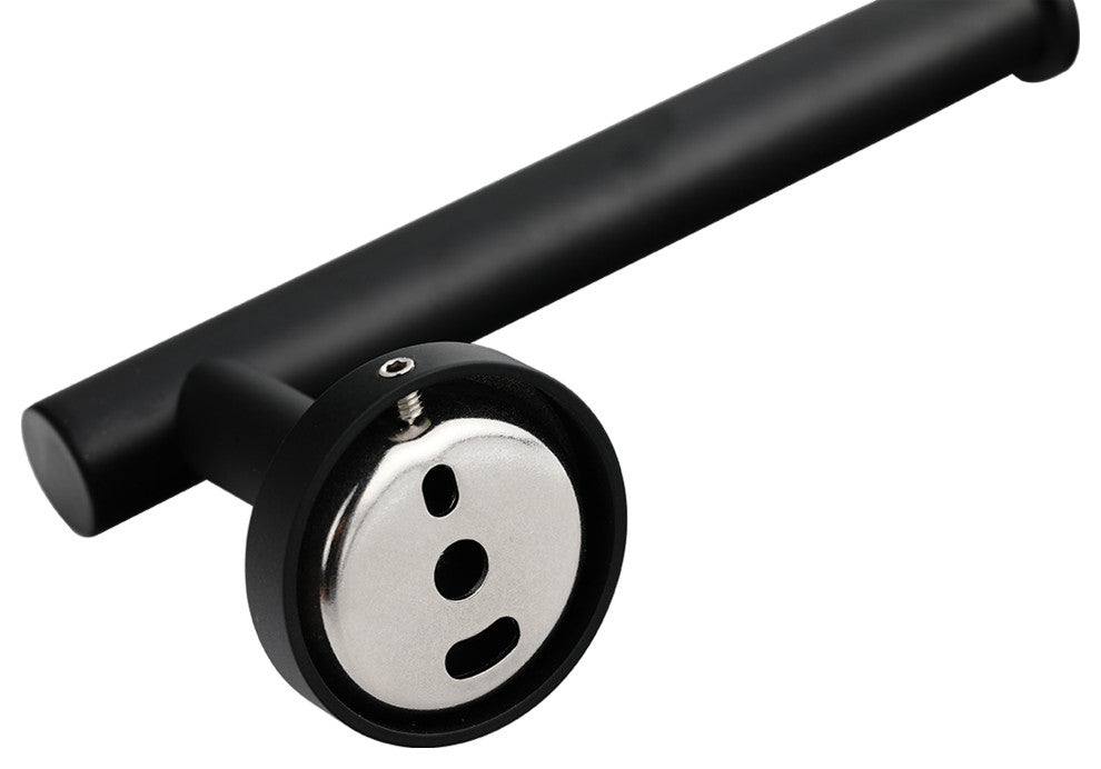 Elizabeth Wall Mounted Toilet Paper Holder in Matte Black (Set of 2)