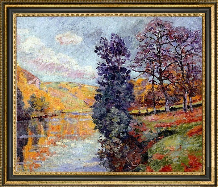 Armand Guillaumin Crozant Echo Rock Framed Premium Canvas Print, 20"x25"