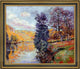 Armand Guillaumin Crozant Echo Rock Framed Premium Canvas Print, 20"x25"