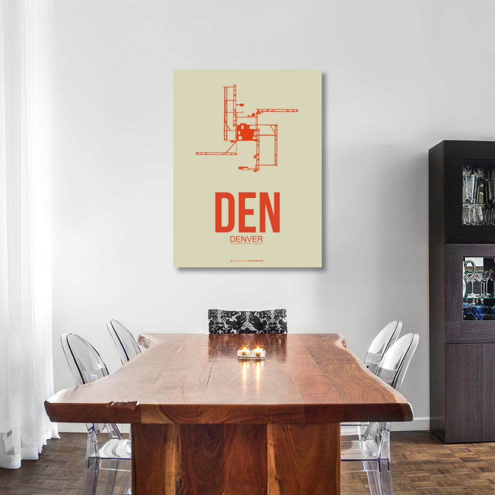 "DEN Denver  Poster 2" Fine Art Print