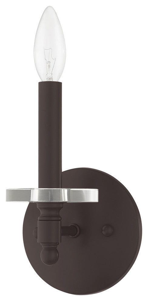 Livex Lighting Bronze 1-Light Wall Sconce