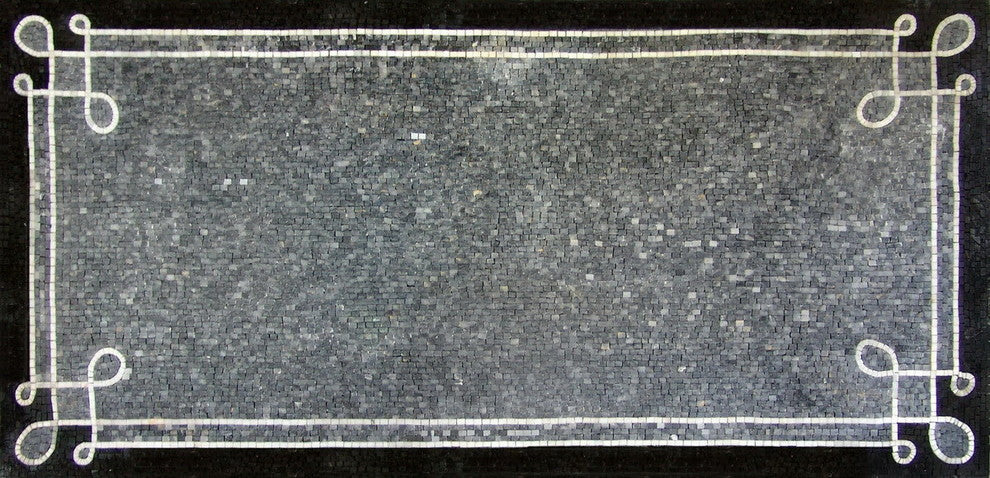 Rectangular Marble Mosaic, 61x31
