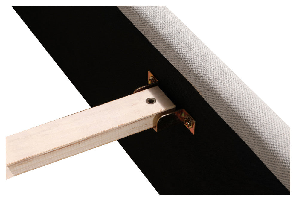 Luzon King Bed Light Grey