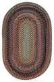Capel Portland Medium Blue 0346_400 Braided Rugs - 5' X 8' Oval