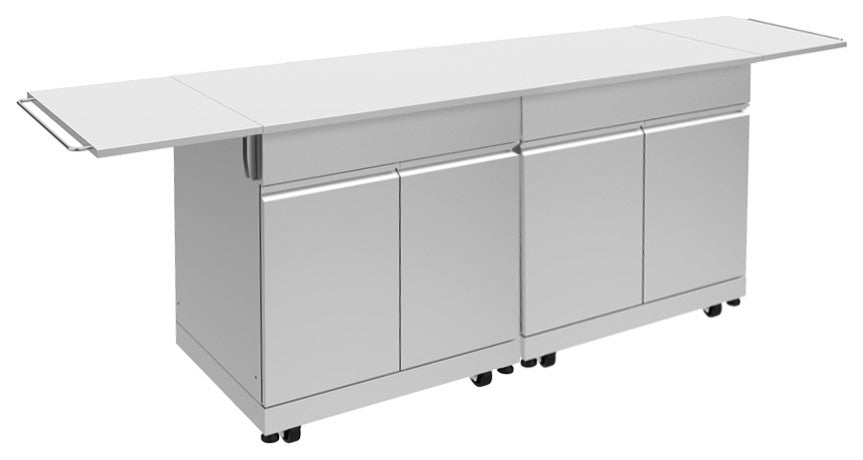 Transolid OUC64 Double Utility Cabinet, Standard, Stainless Steel, Double Utility Cabinet With Folding Shelves