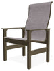 Leeward Sling Outdoor Armchair, Fossil/Beachwood