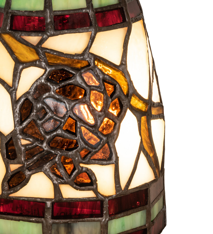 4 Wide Pinecone Fan Light Shade